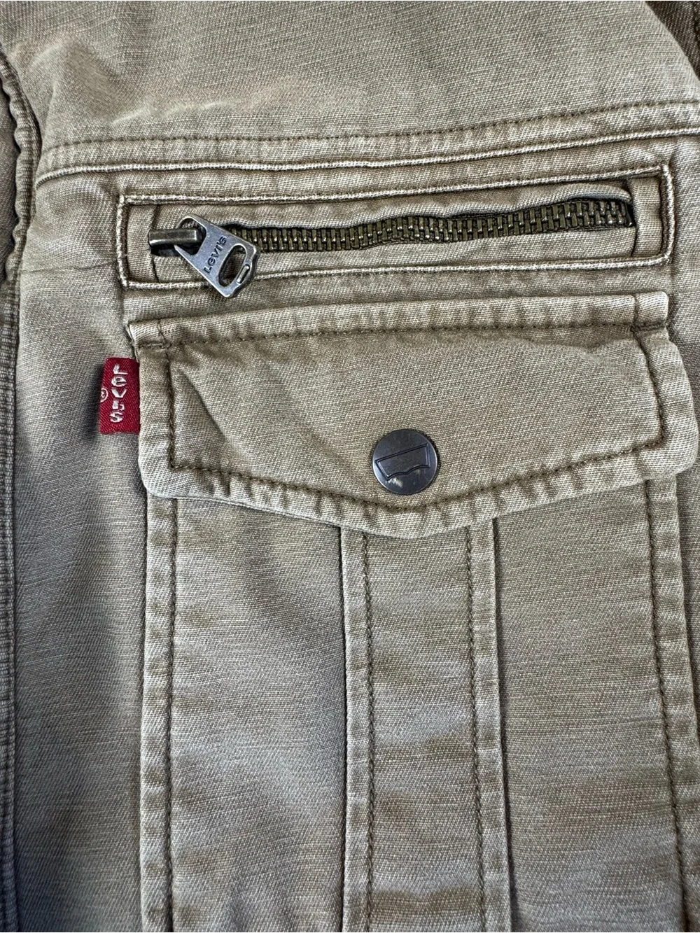 Levi's Khaki Utility / Field Jacket XL